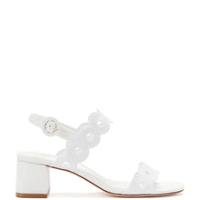 Load image into Gallery viewer, Florence Broderie Sandal In White Raffia