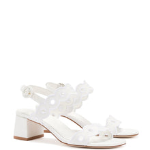 Load image into Gallery viewer, Florence Broderie Sandal In White Raffia