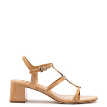 Load image into Gallery viewer, Hana Block In Tan Patent Leather