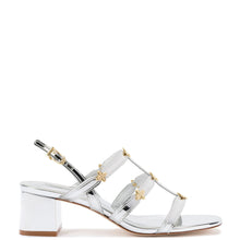 Load image into Gallery viewer, Harmony Block Sandal In Silver Specchio