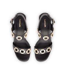 Load image into Gallery viewer, Milan Sandal In Black Leather