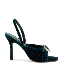 Load image into Gallery viewer, Mayfair Sandal In Jungle Velvet