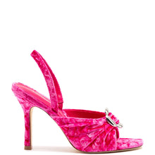 Load image into Gallery viewer, Mayfair Sandal In Pink Velvet