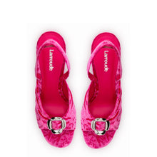 Load image into Gallery viewer, Mayfair Sandal In Pink Velvet