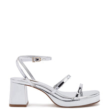 Load image into Gallery viewer, Gio Sandal In Silver Specchio