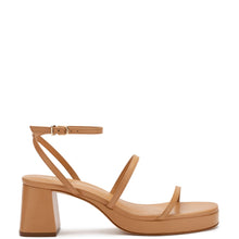 Load image into Gallery viewer, Gio Sandal In Tan Leather