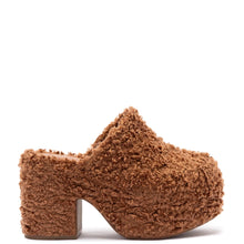 Load image into Gallery viewer, Miso Clog In Brown Shearling