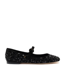 Load image into Gallery viewer, Blair Ballet Flat In Black Sequins