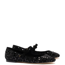 Load image into Gallery viewer, Blair Ballet Flat In Black Sequins