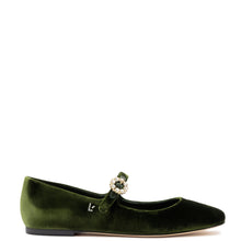 Load image into Gallery viewer, Blair Ballet Flat In Bosco Velvet