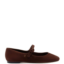 Load image into Gallery viewer, Blair Ballet Flat In Brown Suede