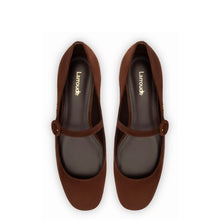 Load image into Gallery viewer, Blair Ballet Flat In Brown Suede