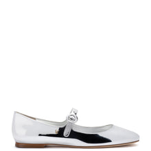 Load image into Gallery viewer, Blair Ballet Flat In Silver Specchio