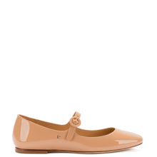 Load image into Gallery viewer, Blair Ballet Flat In Tan Patent Leather