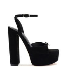 Load image into Gallery viewer, Daisy Platform In Black Suede