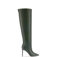 Load image into Gallery viewer, Larroudé x Jennifer Fisher Boot In Martini Green Leather