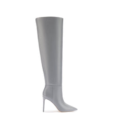 Load image into Gallery viewer, Larroudé x Jennifer Fisher Boot In Cement Grey Leather