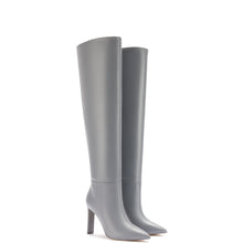 Load image into Gallery viewer, Larroudé x Jennifer Fisher Boot In Cement Grey Leather