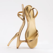 Load image into Gallery viewer, Mini Annie Sandal In Gold Metallic Leather