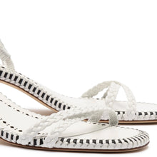 Load image into Gallery viewer, Mini Annie Sandal In White Leather