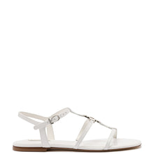 Load image into Gallery viewer, Hana Flat In White Patent Leather