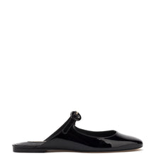 Load image into Gallery viewer, Blair Flat Mule In Black Patent Leather