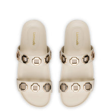 Load image into Gallery viewer, Milan Slide In Ivory Leather