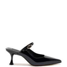 Load image into Gallery viewer, Ines Mule In Black Patent Leather