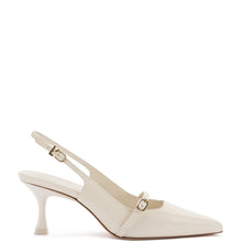 Load image into Gallery viewer, Ines Pump In Ivory Leather