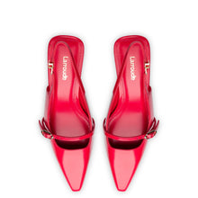 Load image into Gallery viewer, Ines Pump In Scarlet Leather