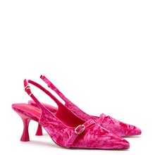 Load image into Gallery viewer, Ines Pump In Pink Velvet