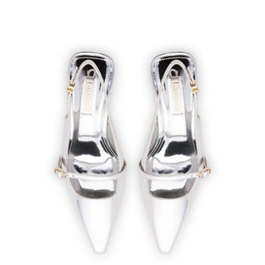 Ines Pump In Silver Specchio