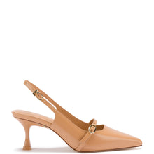 Load image into Gallery viewer, Ines Pump In Tan Leather