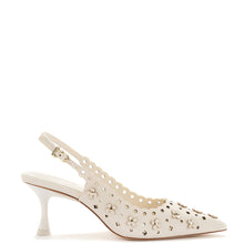 Load image into Gallery viewer, Jasmine Pump In Ivory Leather