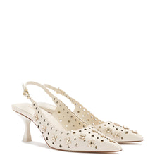 Load image into Gallery viewer, Jasmine Pump In Ivory Leather