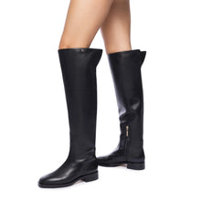 Load image into Gallery viewer, Anne Hi Boot In Black Leather