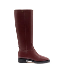 Load image into Gallery viewer, Anne Boot In Burgundy Leather