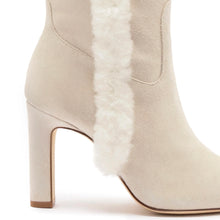 Load image into Gallery viewer, Cindy Hi Faux Fur Boot In Grey Mushroom Suede and Natural Shearling