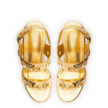 Load image into Gallery viewer, Milan Espadrille In Gold Metallic Leather