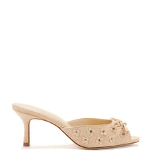 Load image into Gallery viewer, Jasmine Mule In Beige Raffia