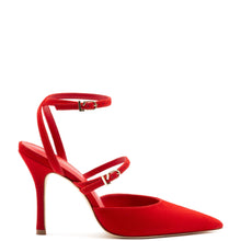 Load image into Gallery viewer, Kris Pump In Scarlet Suede