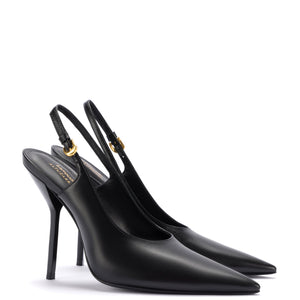 Larroudé x Altuzarra Pump In Black Leather