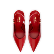 Load image into Gallery viewer, Larroudé x Altuzarra Pump In Blood Red Leather