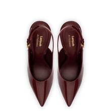 Load image into Gallery viewer, Larroudé x Altuzarra Pump In Burgundy Patent Leather