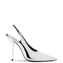 Load image into Gallery viewer, Larroudé x Altuzarra Pump In Silver Specchio