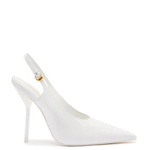 Load image into Gallery viewer, Larroudé x Altuzarra Pump In White Patent Leather