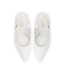 Load image into Gallery viewer, Larroudé x Altuzarra Pump In White Patent Leather