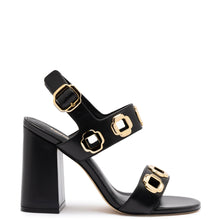 Load image into Gallery viewer, Milan Hi Sandal In Black Leather