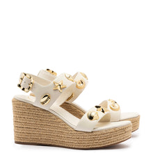 Load image into Gallery viewer, Madison Espadrille In Ivory Leather