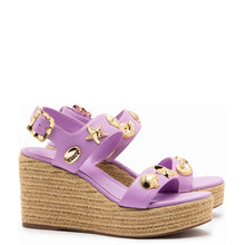 Load image into Gallery viewer, Madison Espadrille In Lilac Leather